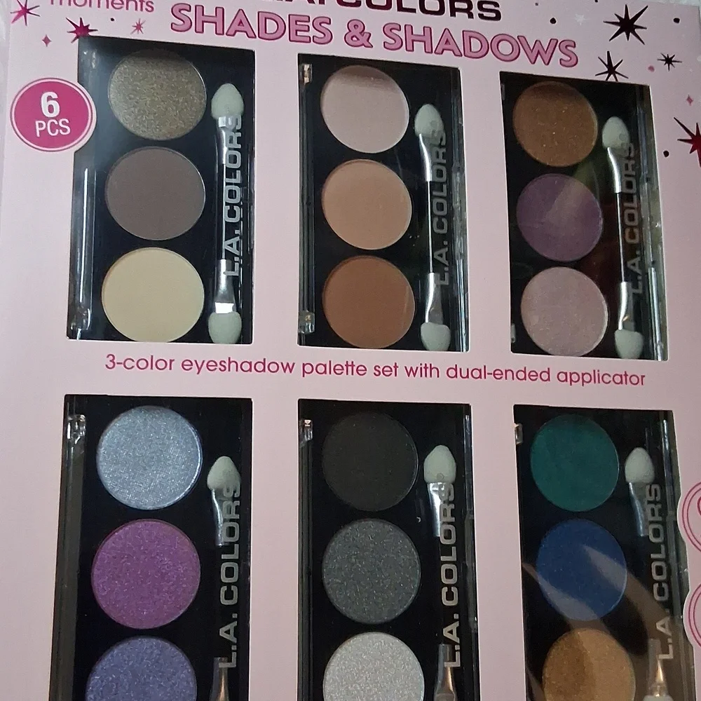 L.A. Colors Glimmer Moments 6-Color Eyeshadow Palette